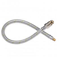 304 STAINLESS STEEL WIRE GAS BRAIDED LPG HOSE WITH BRASS MALE FTTING