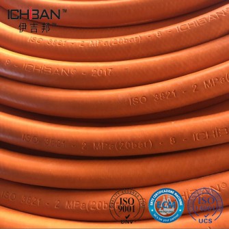 ICHIBAN High Pressure Rubber Gas LPG Flexible Hose With Working Pressure 300PSI