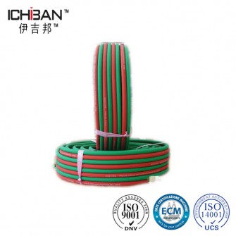 ICHIBAN High Pressure Rubber Gas Welding Cutting Flexible Hose With BB Fittings