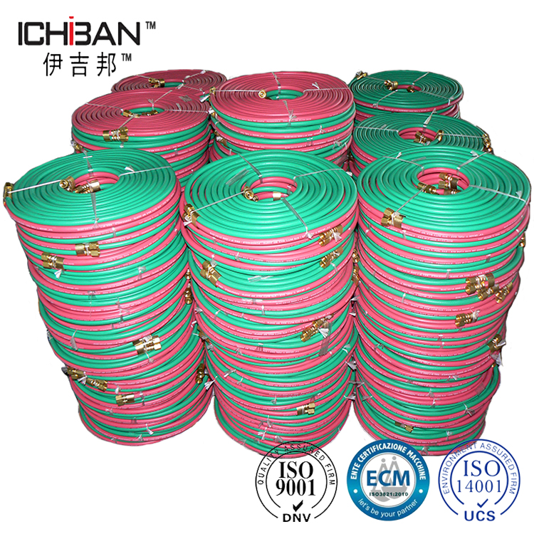 High-quanlity-flexible-Grade-T-and-R-twin-line-welding-cutting-rubber-hose-Warranty