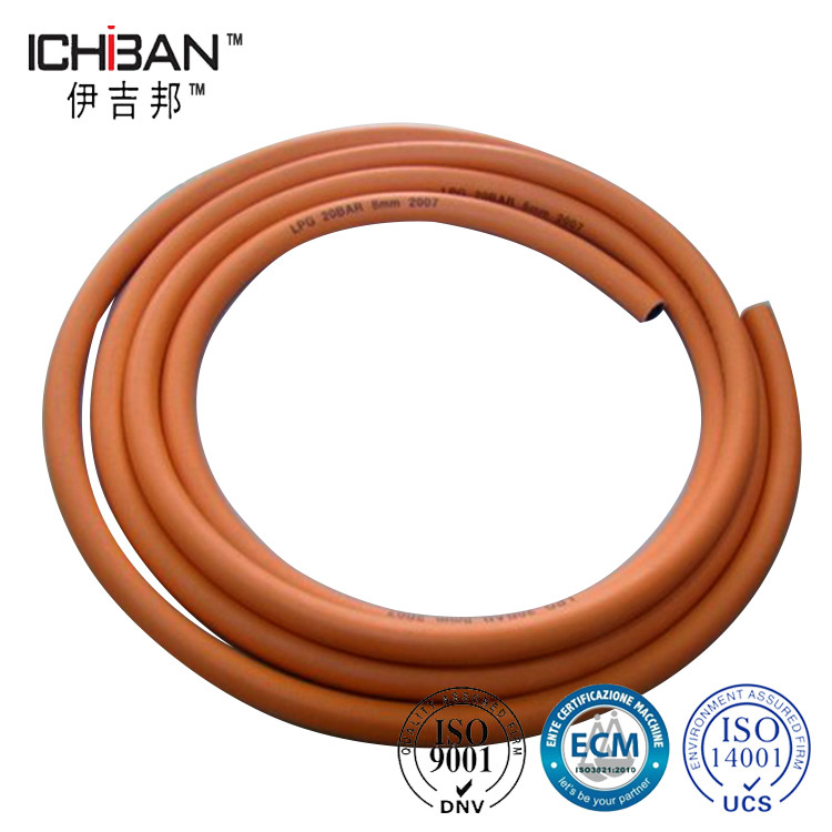 ICHIBAN Supreior Quality Flexible Rubber Gas Hose Fiber Braid With High Pressure